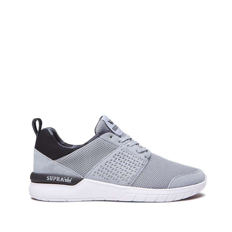 Supra SCISSOR Sneaker Low Damen HellGrau Lagerverkauf KJYRH0213